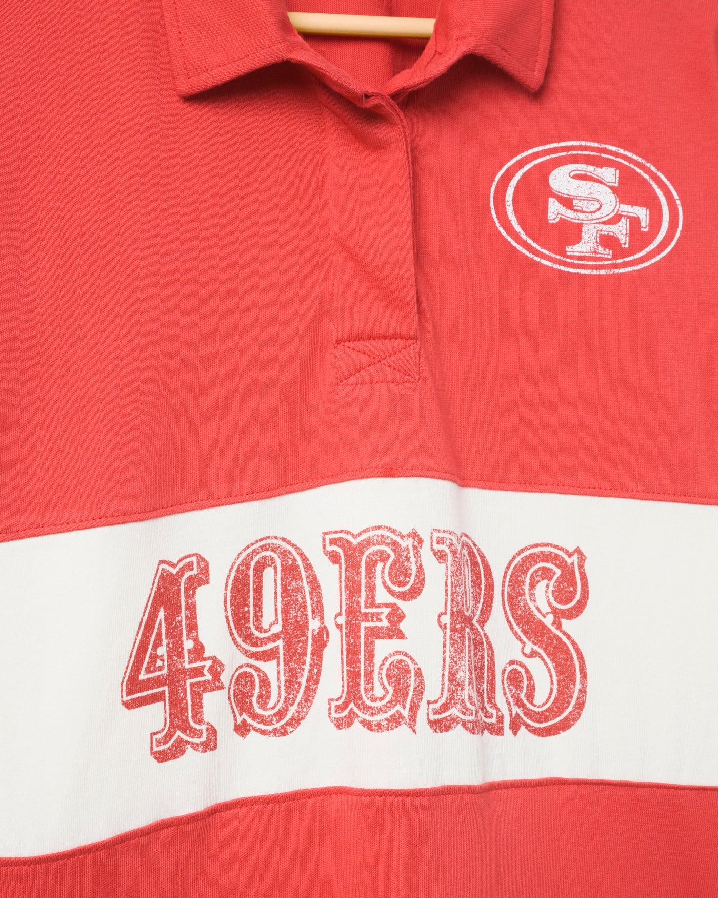Women's San Francisco 49ers Rugby Long Sleeve – Junk Food Clothing
