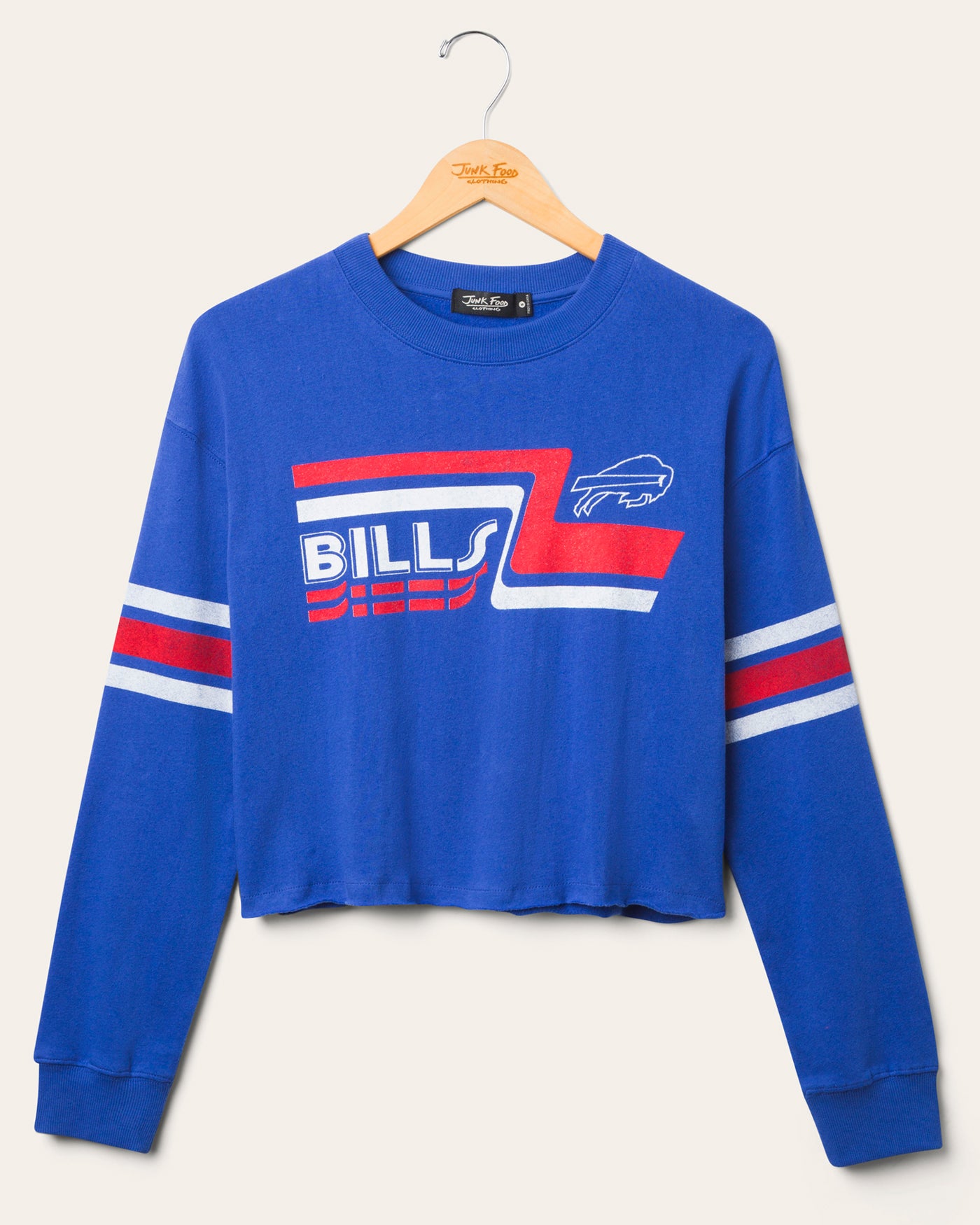 Women's Buffalo Bills Retro Crop Fleece – Junk Food Clothing