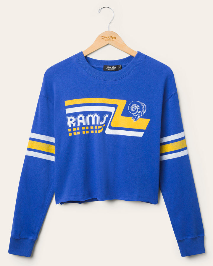 Women's Los Angeles Rams Retro Crop Fleece