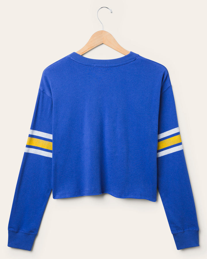 Women's Los Angeles Rams Retro Crop Fleece