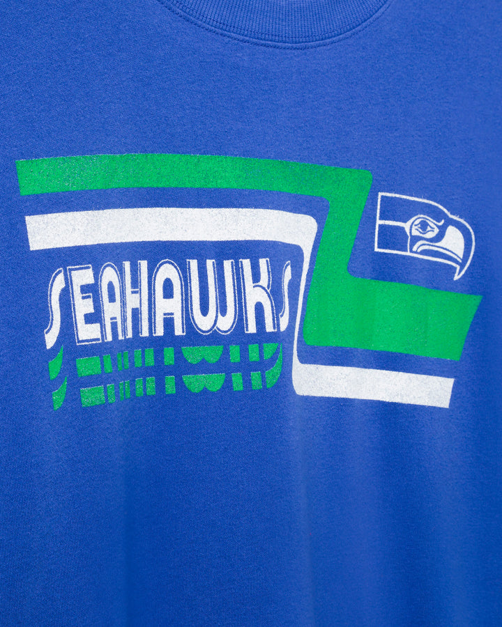 Women's Seatle Seahawks Retro Crop Fleece