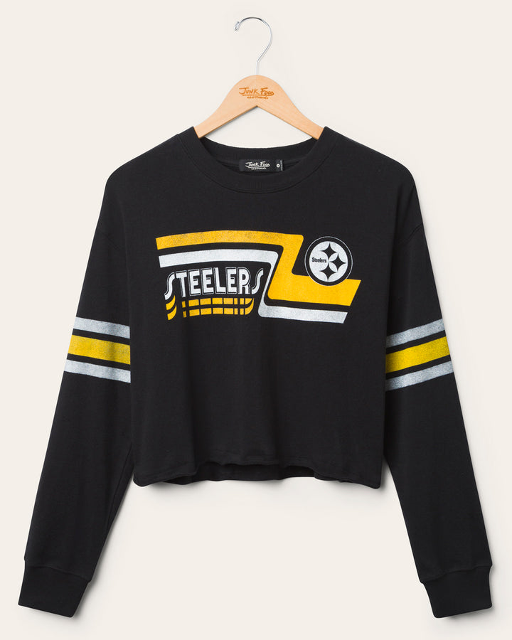 Women's Pittsburgh Steelers Retro Crop Fleece
