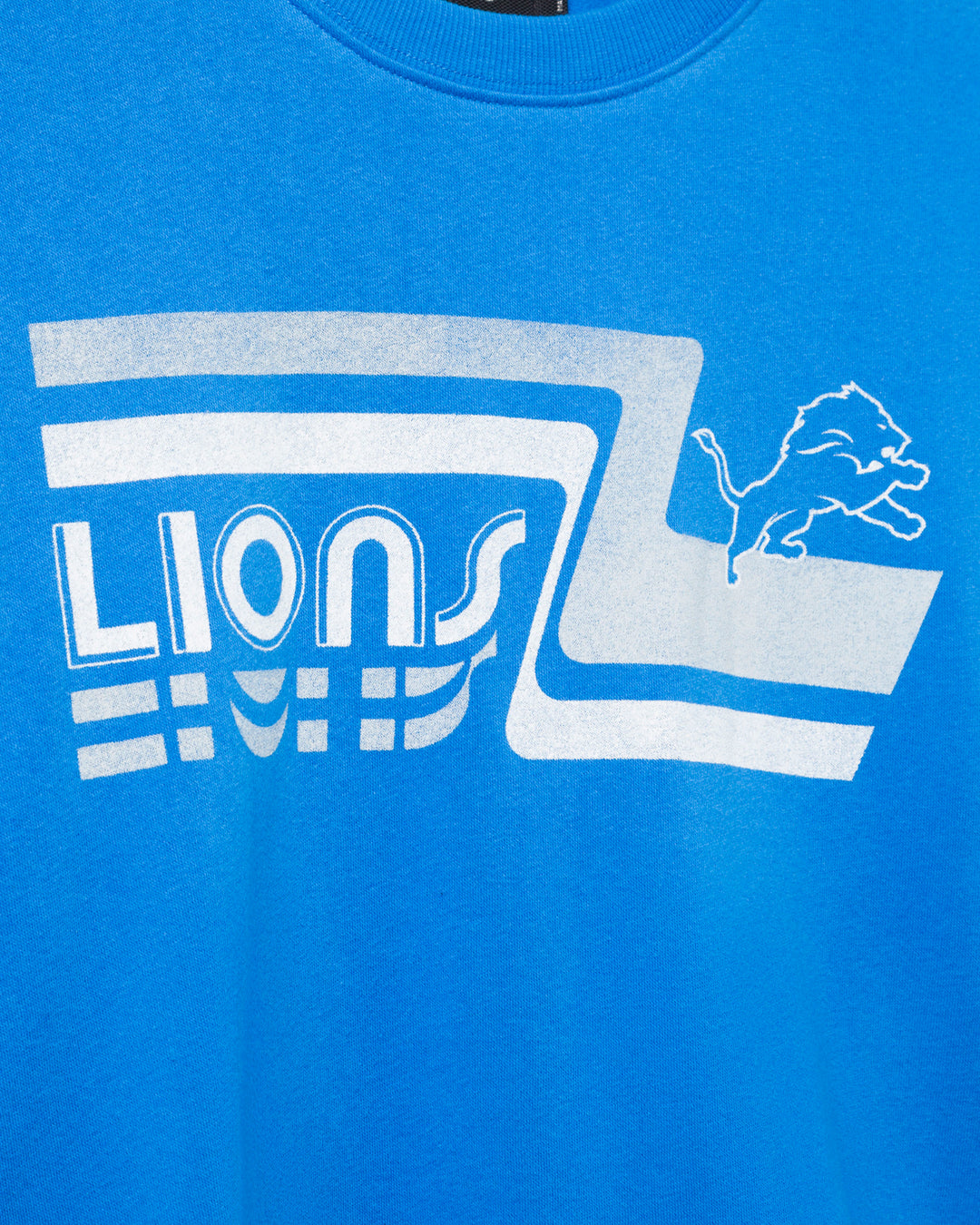 Women's Detroit Lions Retro Crop Fleece