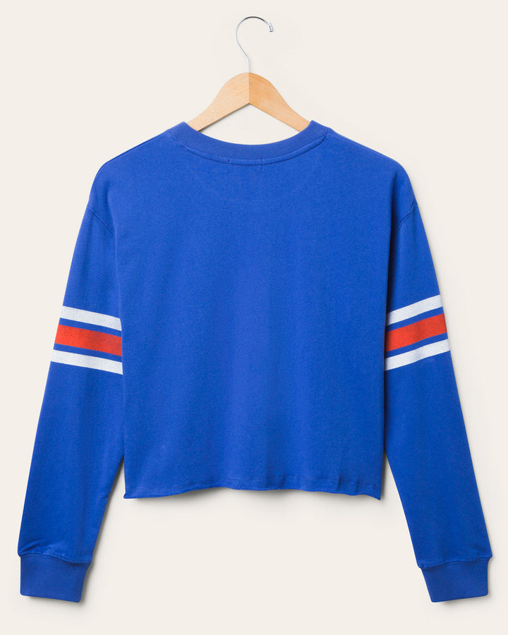 Women's Denver Broncos Retro Crop Fleece