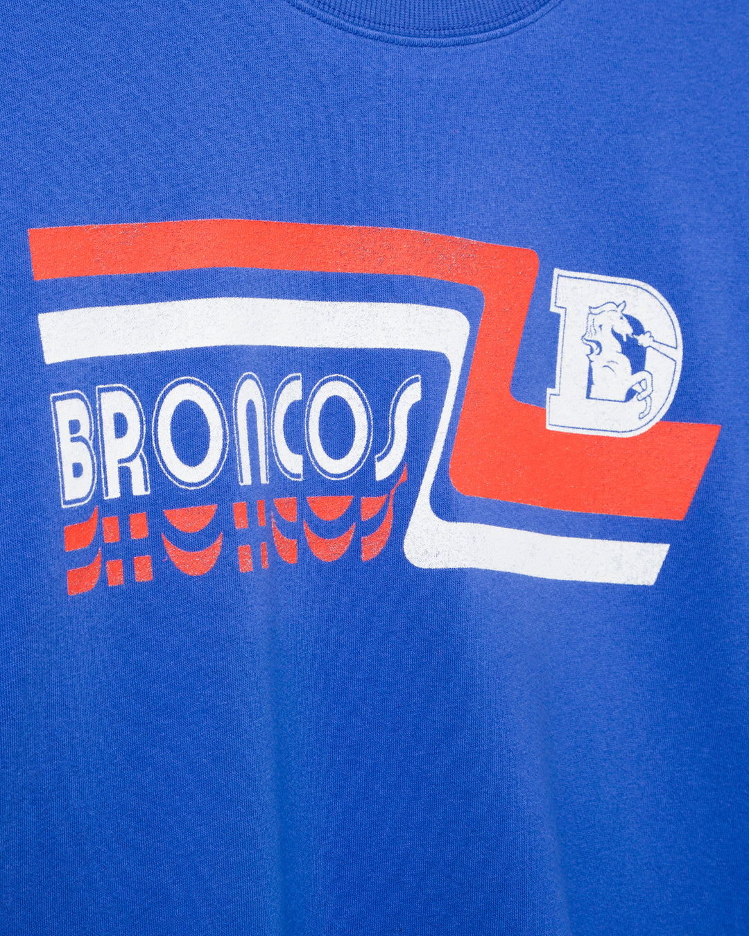 Women's Denver Broncos Retro Crop Fleece