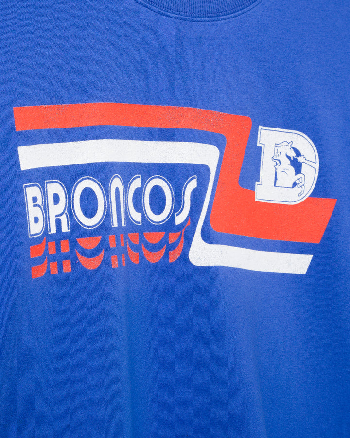 Women's Denver Broncos Retro Crop Fleece