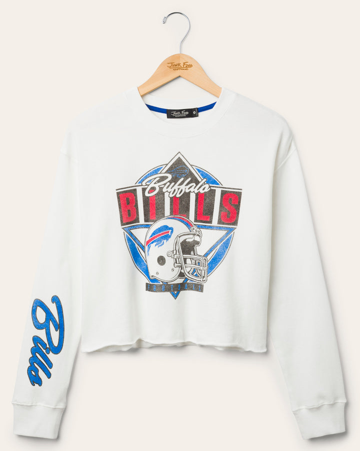 Women's Buffalo Bills Helmet Crop Fleece