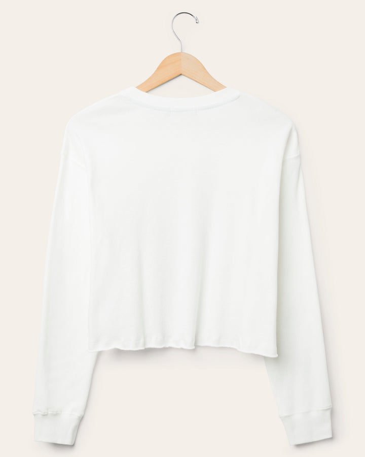 Women's Los Angeles Rams Helmet Crop Fleece