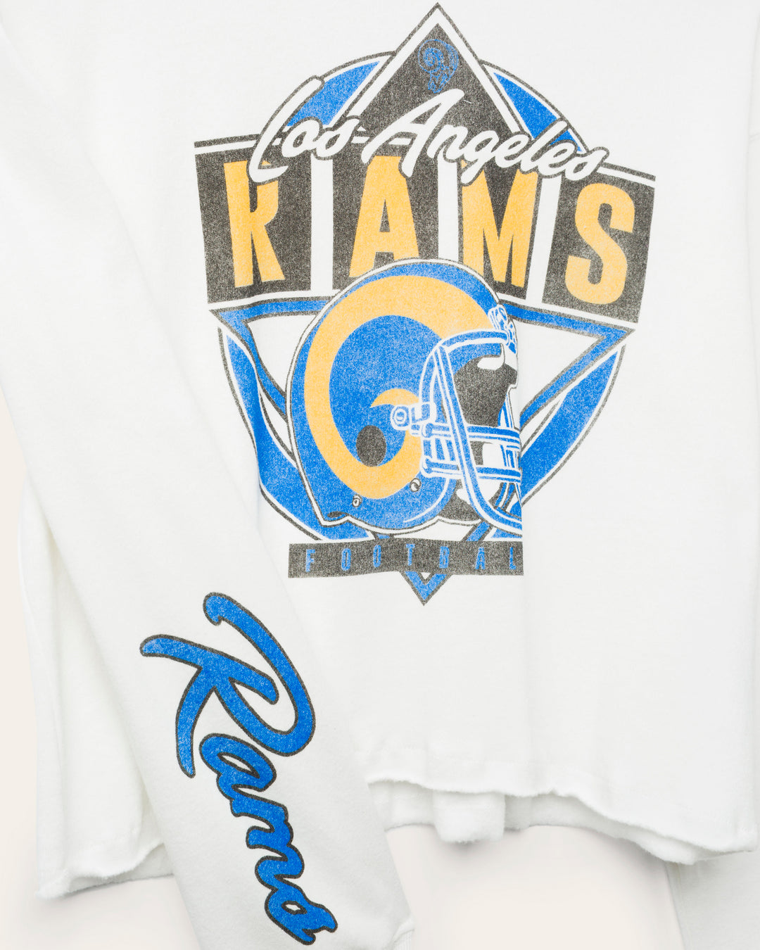 Women's Los Angeles Rams Helmet Crop Fleece