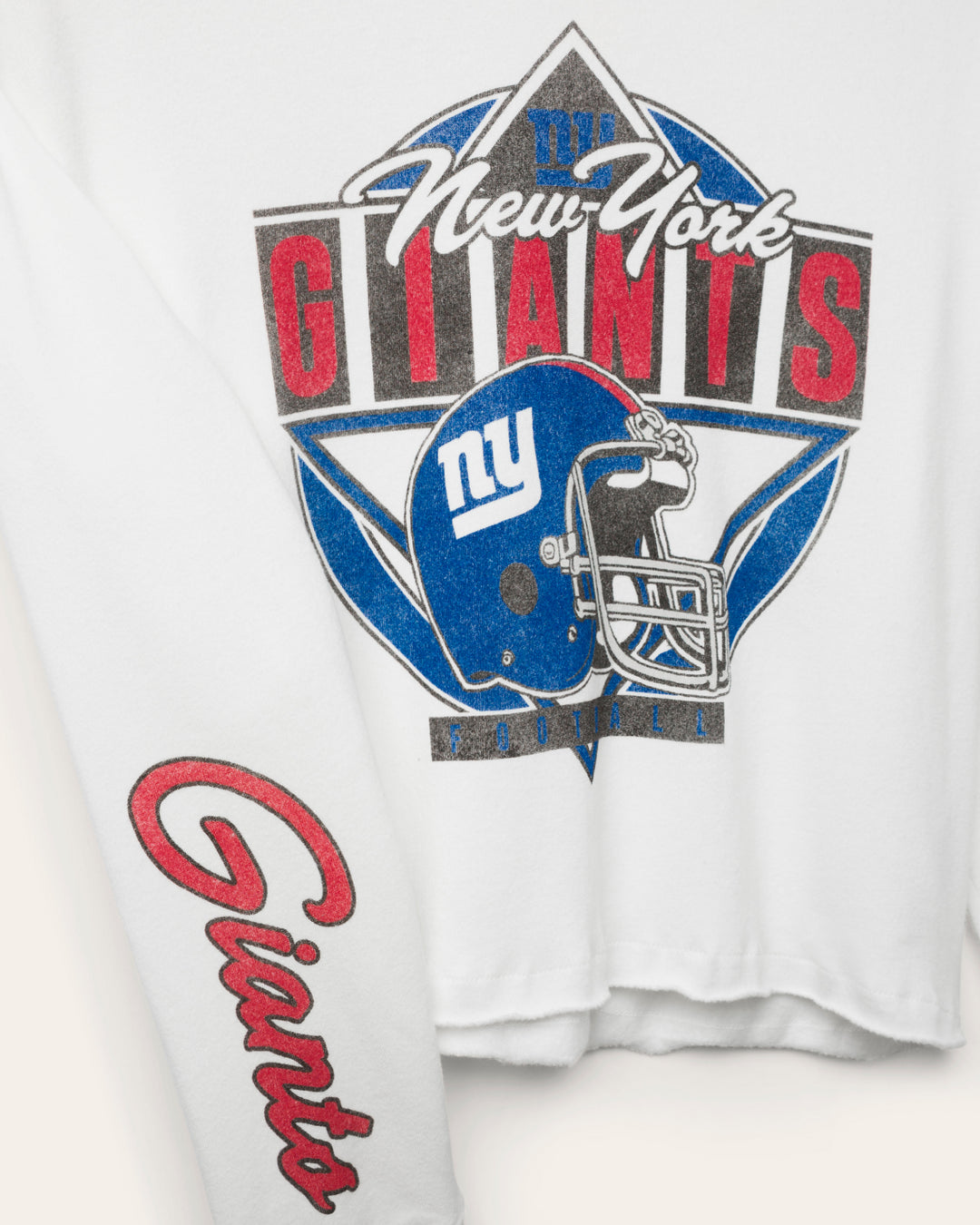 Women's New York Giants Helmet Crop Fleece