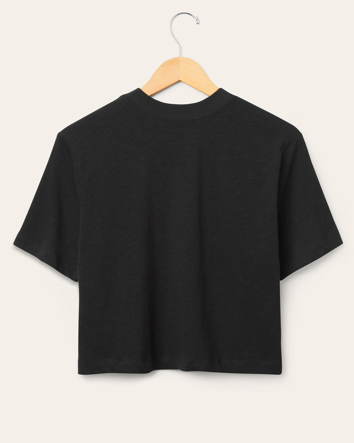 Women's Philadelphia Eagles Thrill Mock Neck Crop Tee