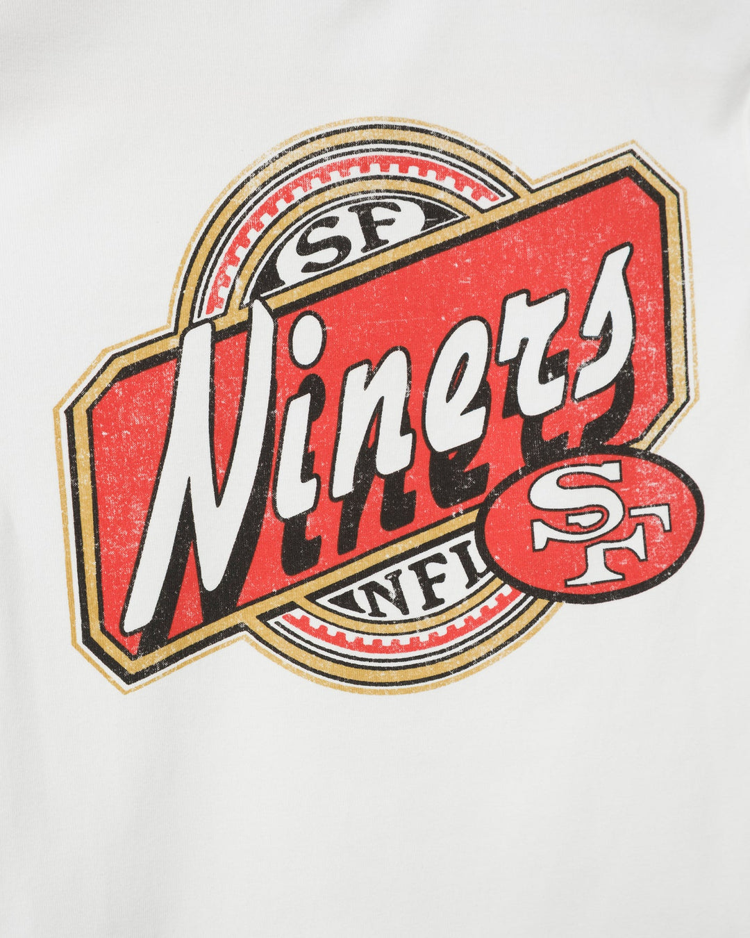 Chemise courte rétro de football San Francisco, haut court Chemise courte rétro de football San Francisco, haut court