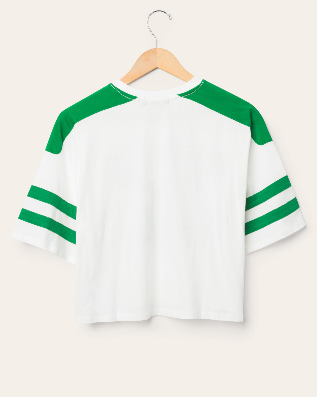 Women's Philadelphia Eagles Striped Crop Tee