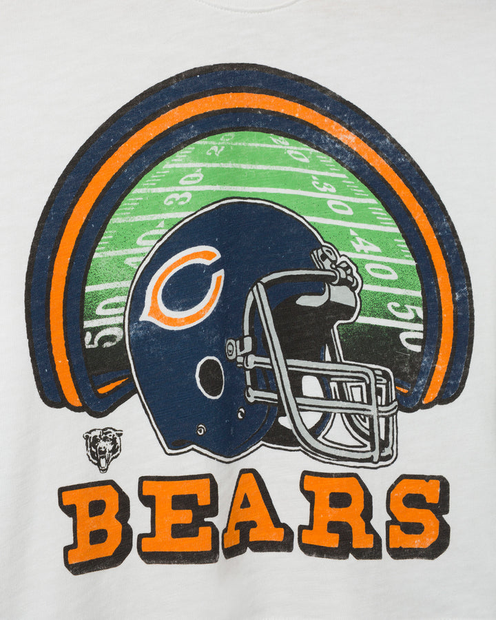 Women's Chicago Bears Game Time Mock Neck Crop Tee