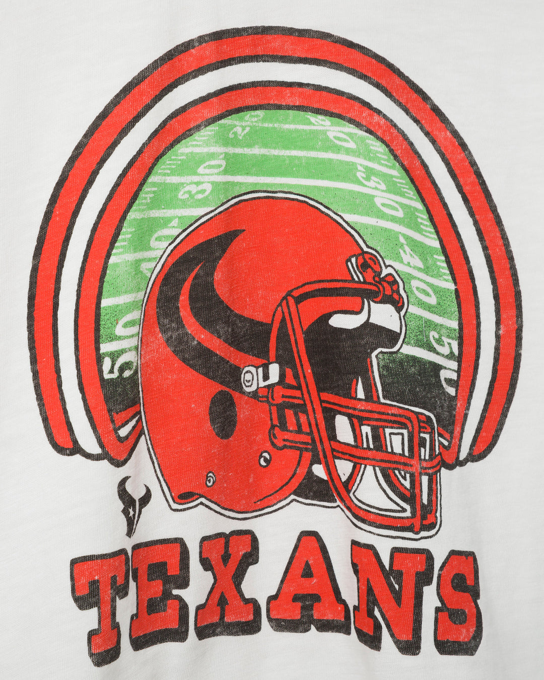 Women's Houston Texans Game Time Mock Neck Crop Tee