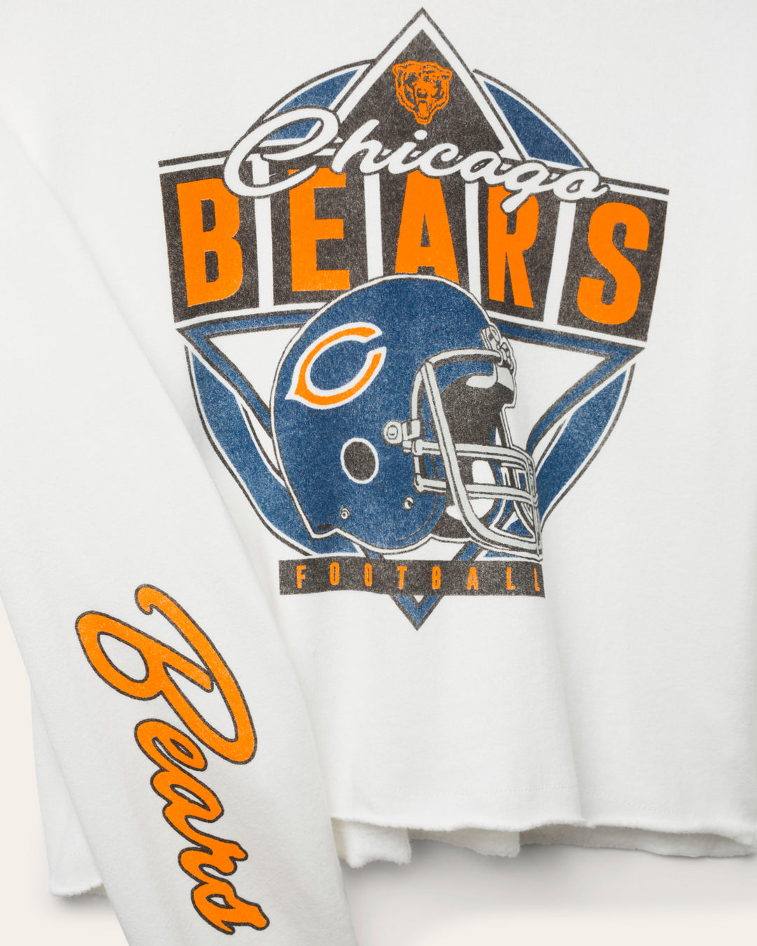 Women's Chicago Bears Helmet Crop Fleece