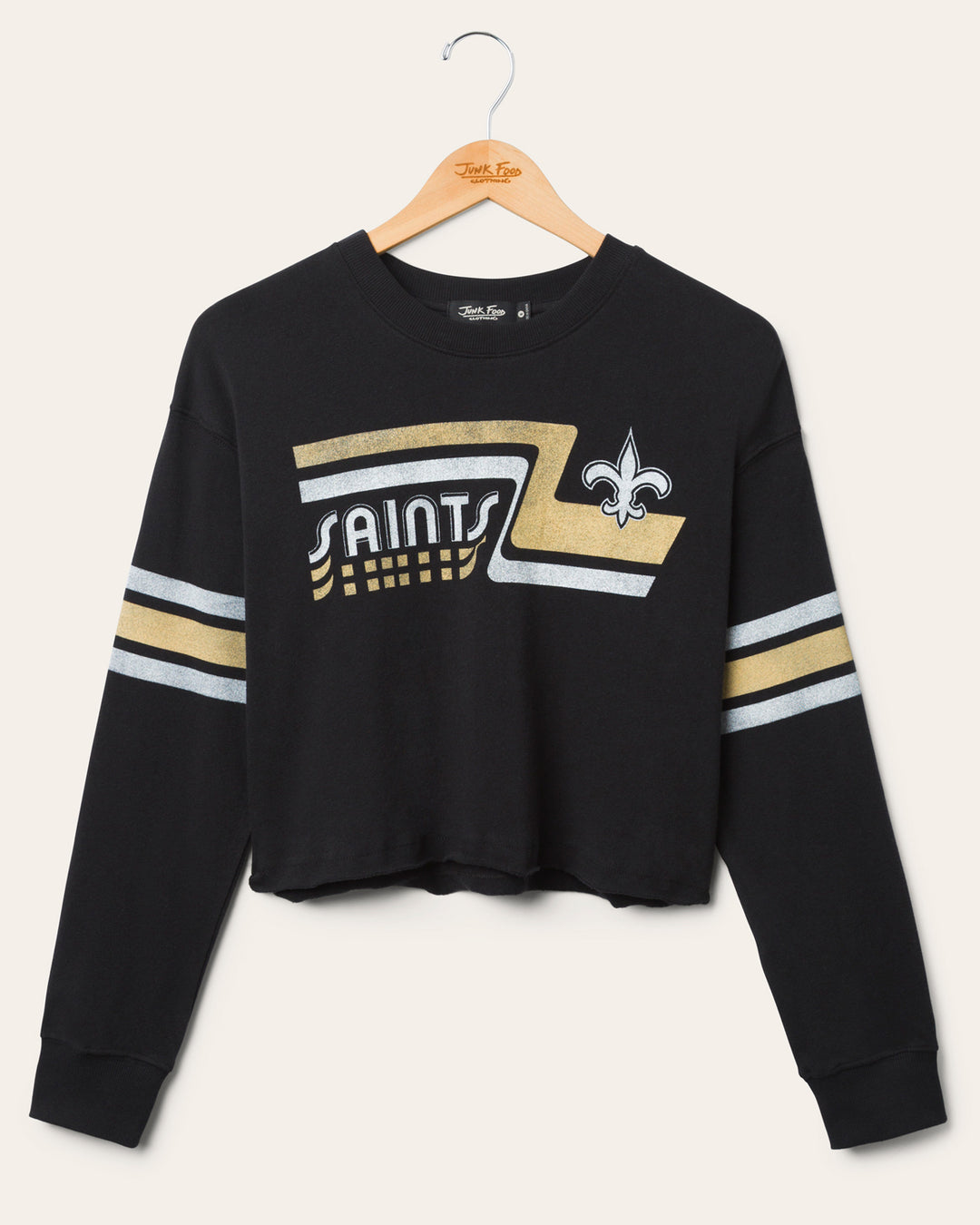 Women's New Orleans Saints Retro Crop Fleece
