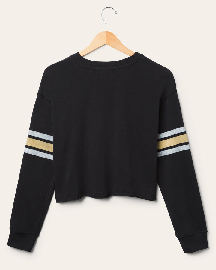 Women's New Orleans Saints Retro Crop Fleece