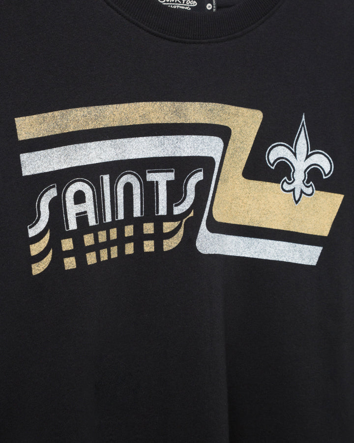 Women's New Orleans Saints Retro Crop Fleece