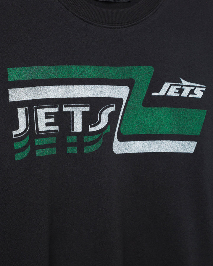 Women's New York Jets Retro Crop Fleece