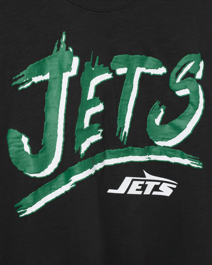 Women's New York Jets Thrill Mock Neck Crop Tee