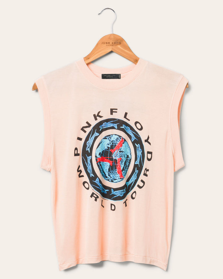 Women's Pink Floyd Circle Vintage Tissue Tank