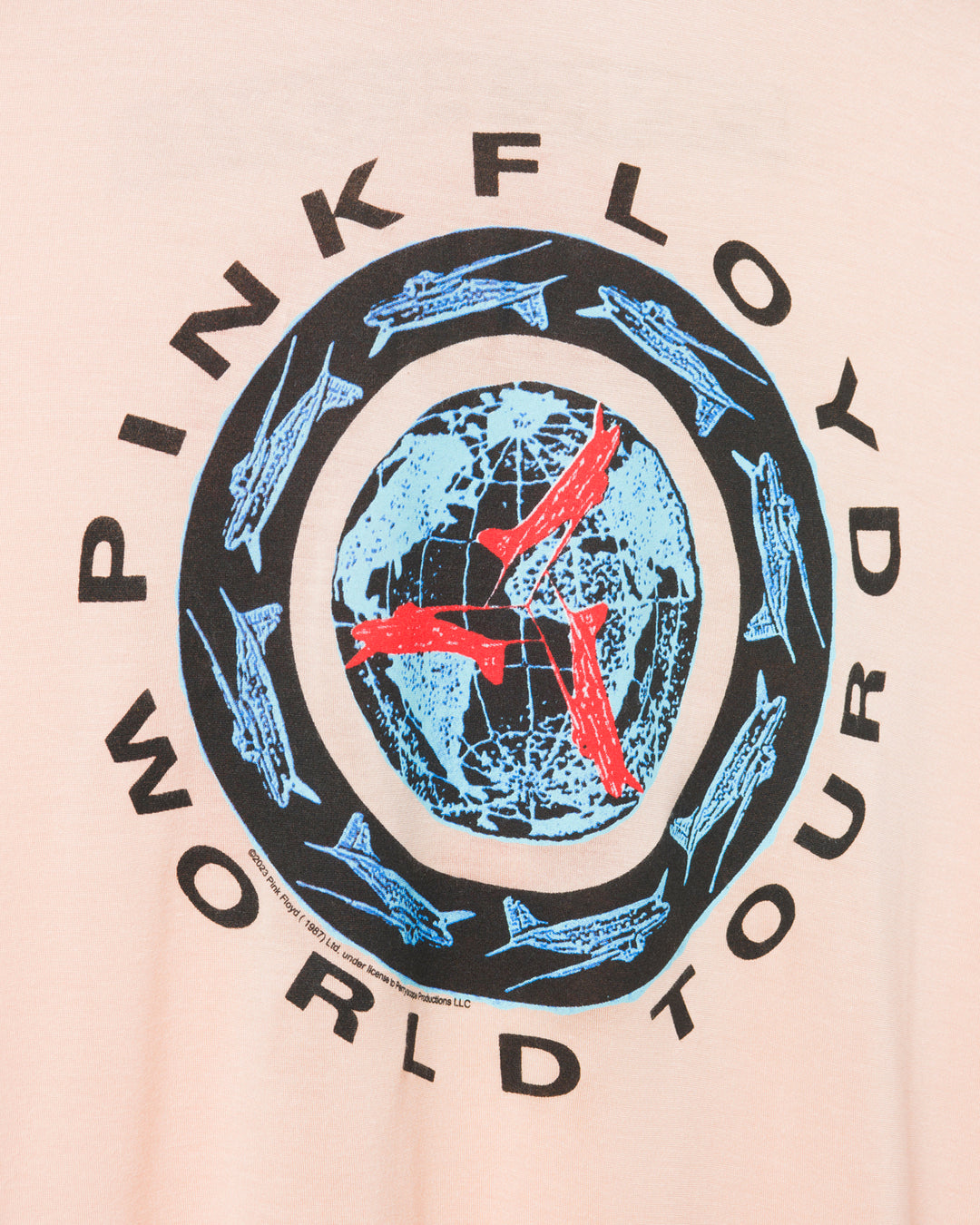 Women's Pink Floyd Circle Vintage Tissue Tank