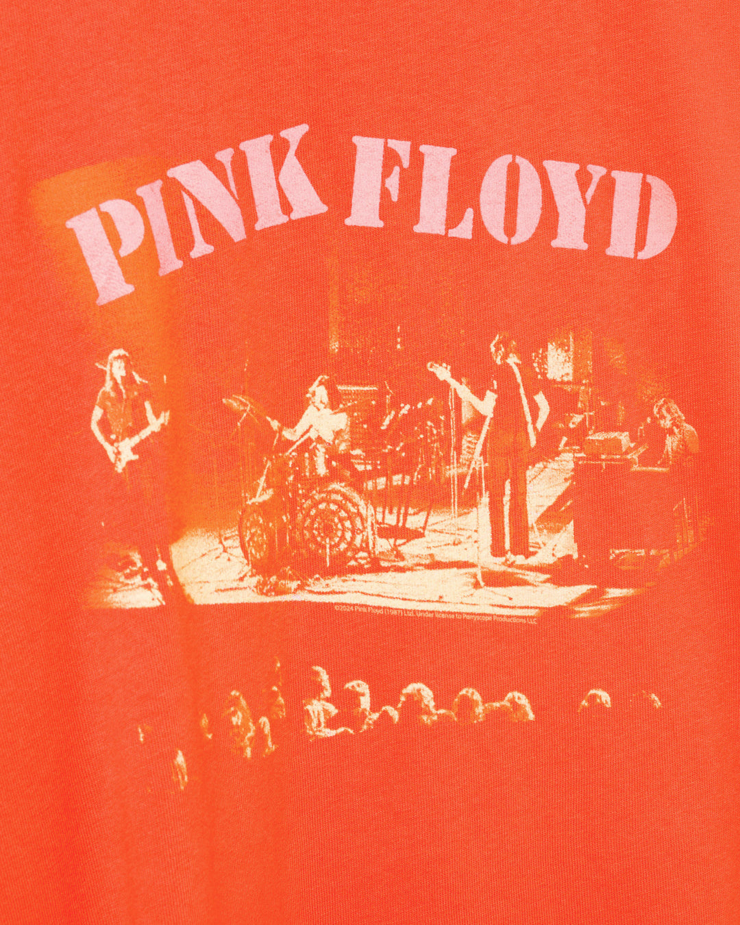 Women's Pink Floyd On Stage Vintage Tee