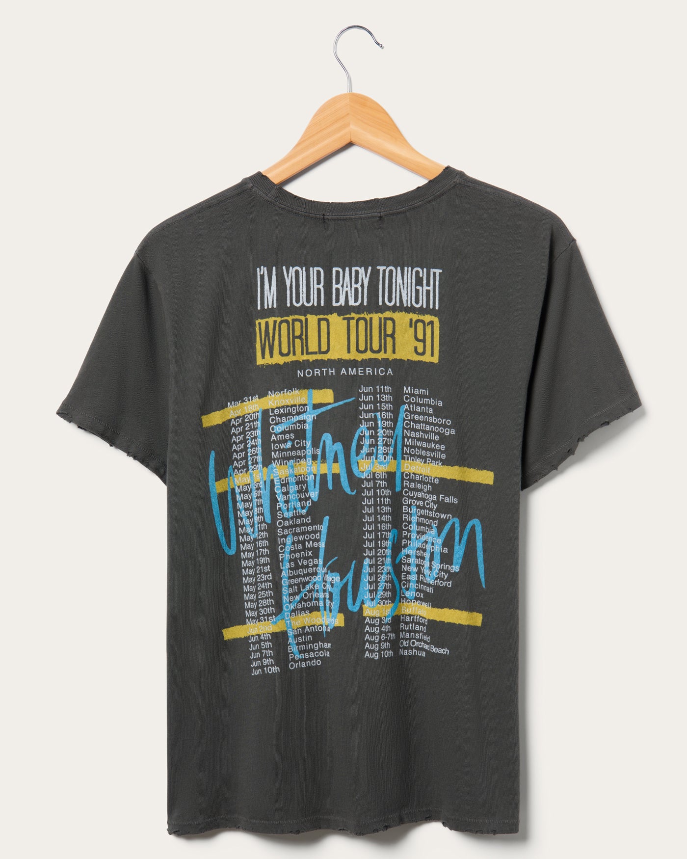 Women's Whitney Houston Im You Baby Tonight Vintage Tee – Junk