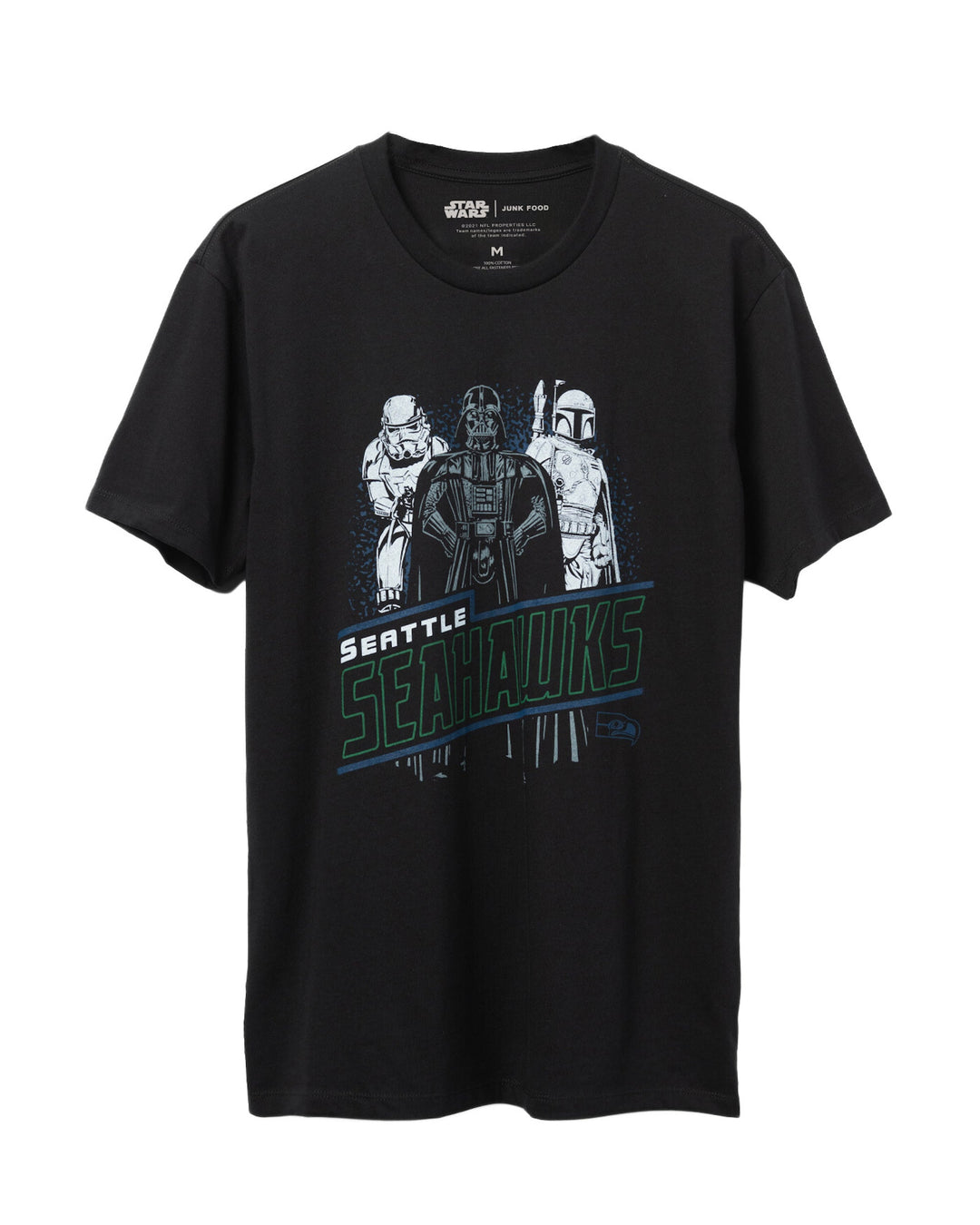 Unisex Star Wars™ x Junk Food x NFL Dark Side Team Seahawks Tee