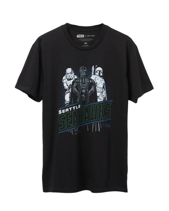 Unisex Star Wars™ x Junk Food x NFL Dark Side Team Seahawks Tee