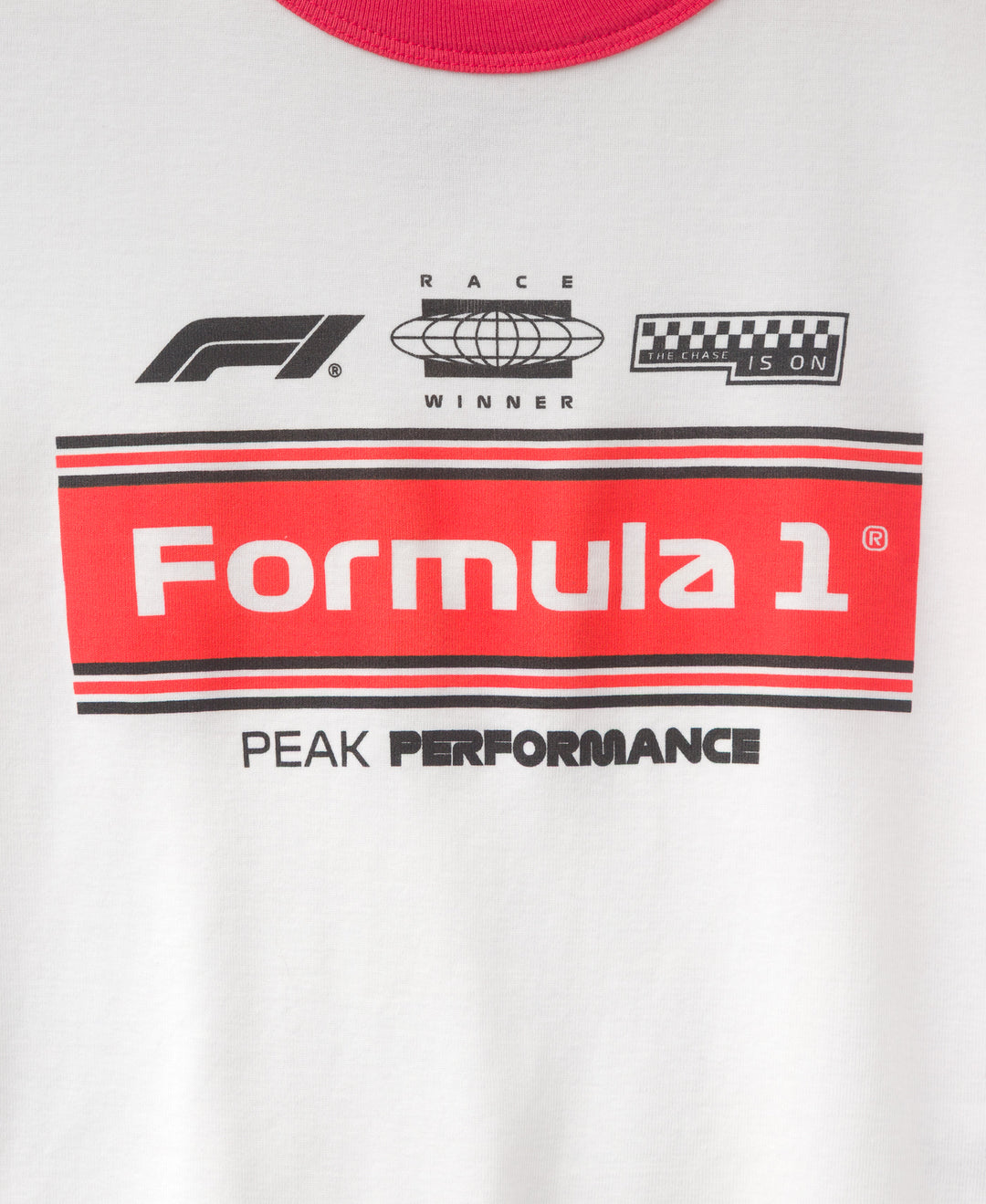 Women's F1 Stripe Ringer Baby Tee