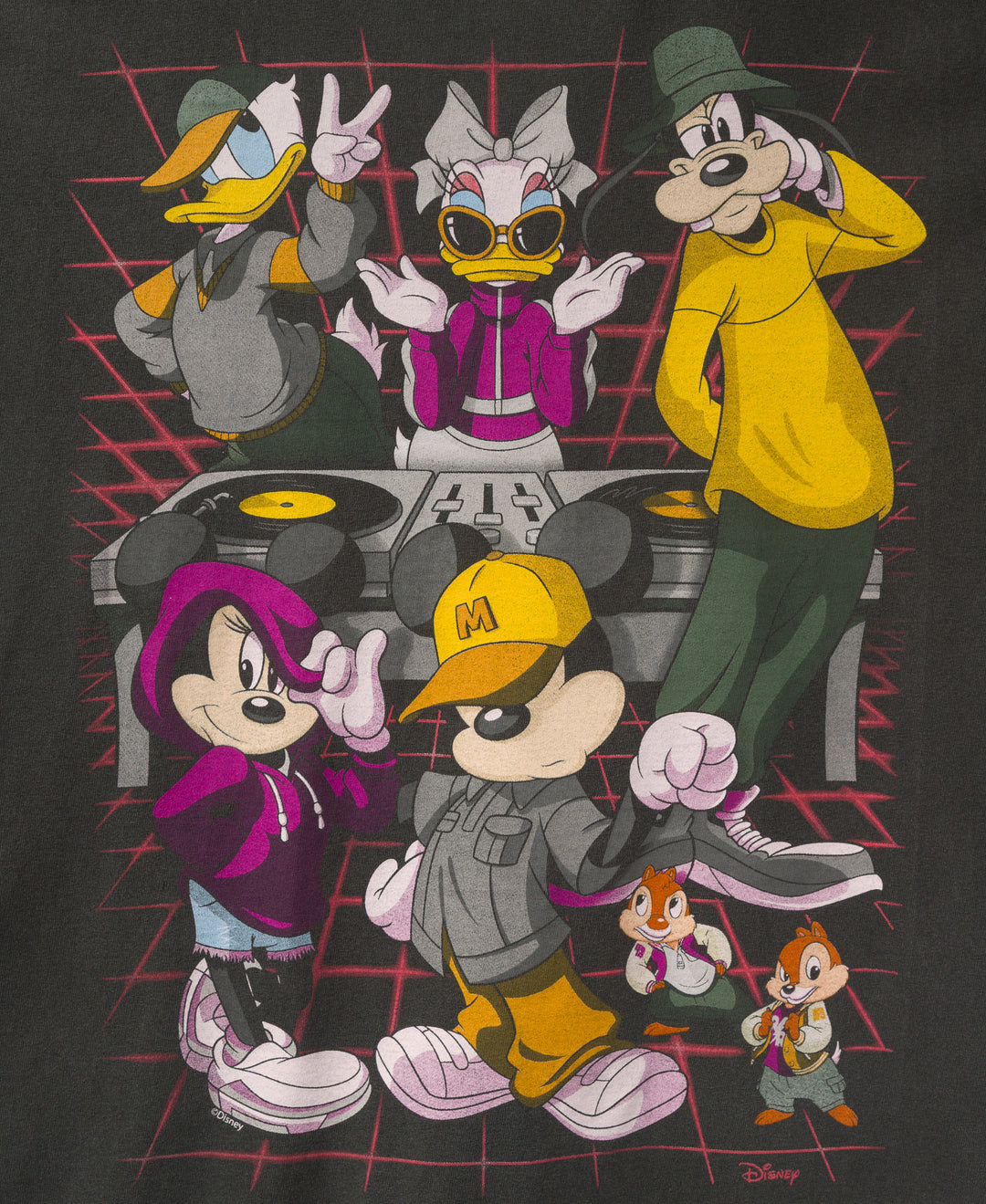 Disney Friends DJ Flea Market Tee