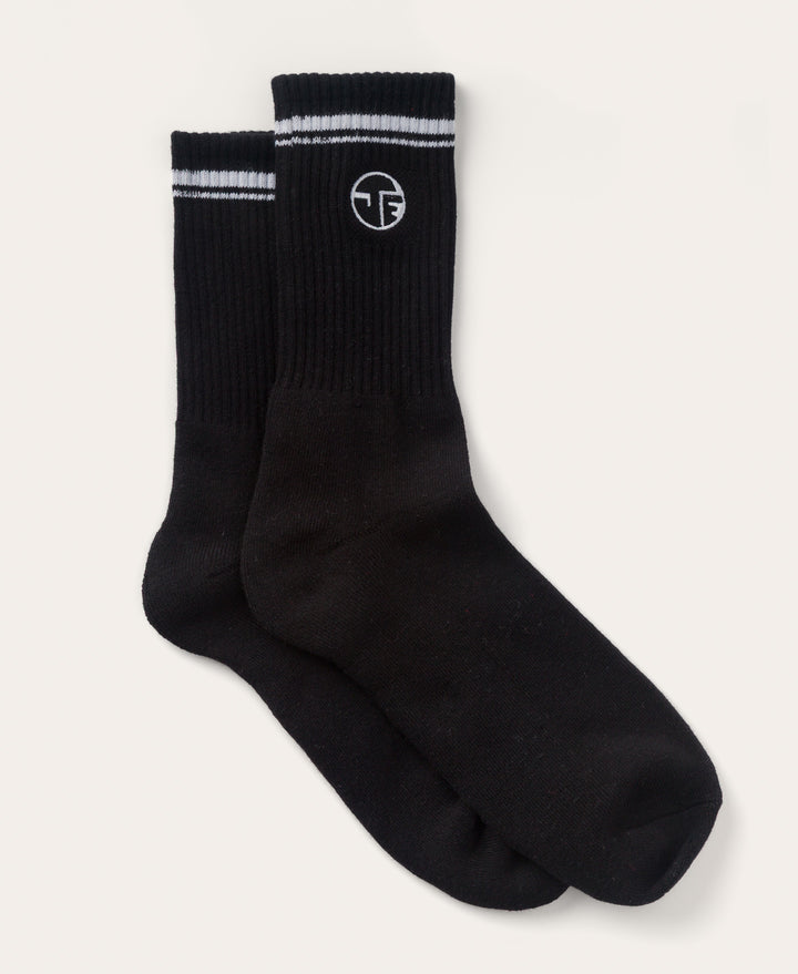 JF by Junk Food Embroidered Logo Crew Socks