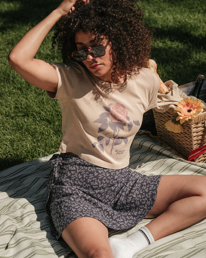 Women's Femme Forte Rose Baby Tee