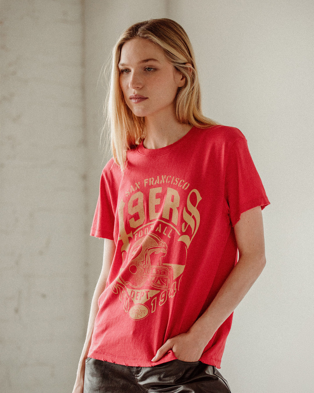 Women's San Francisco 49ers Gridiron Vintage Tee
