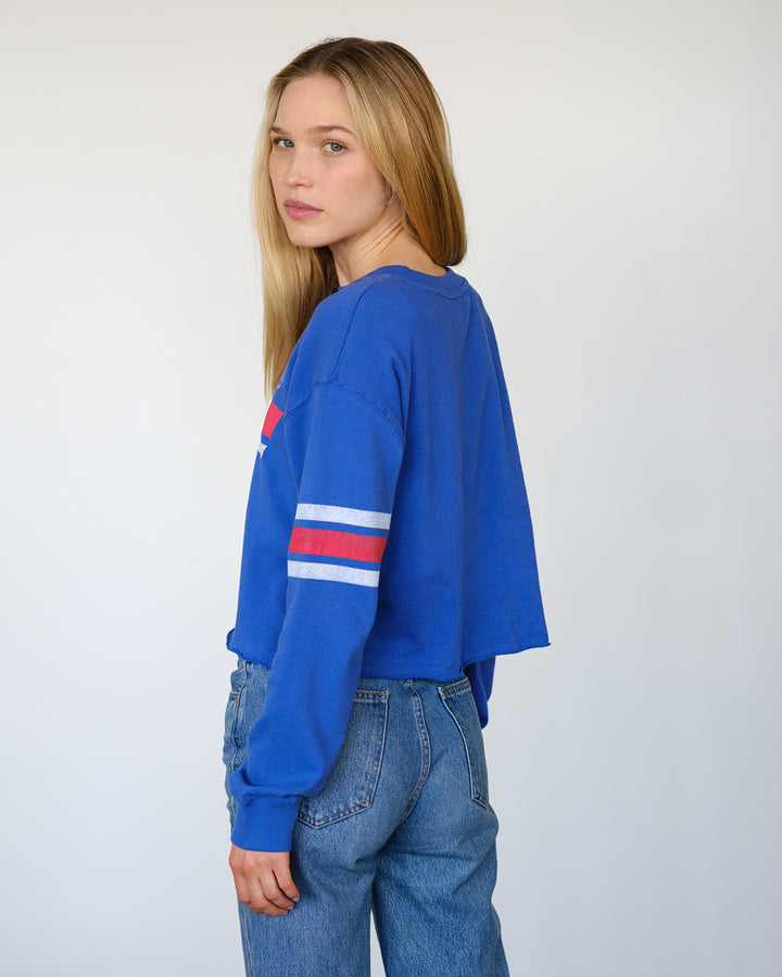 Women's Buffalo Bills Retro Crop Fleece