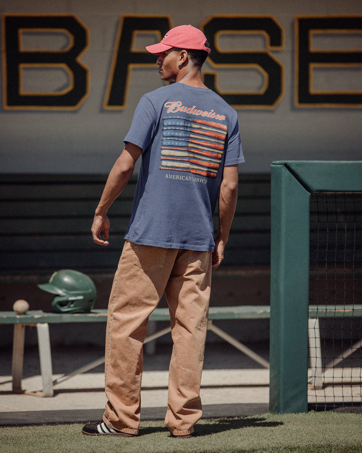Budweiser Baseball Bats Vintage Tee