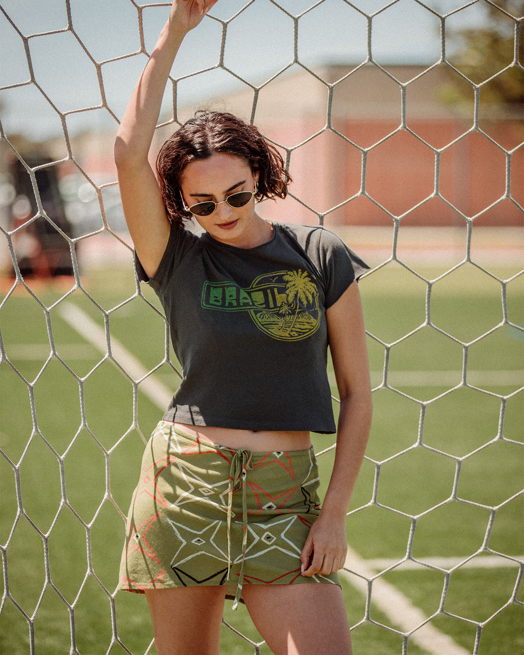 Women's Brazil Vintage Baby Tee