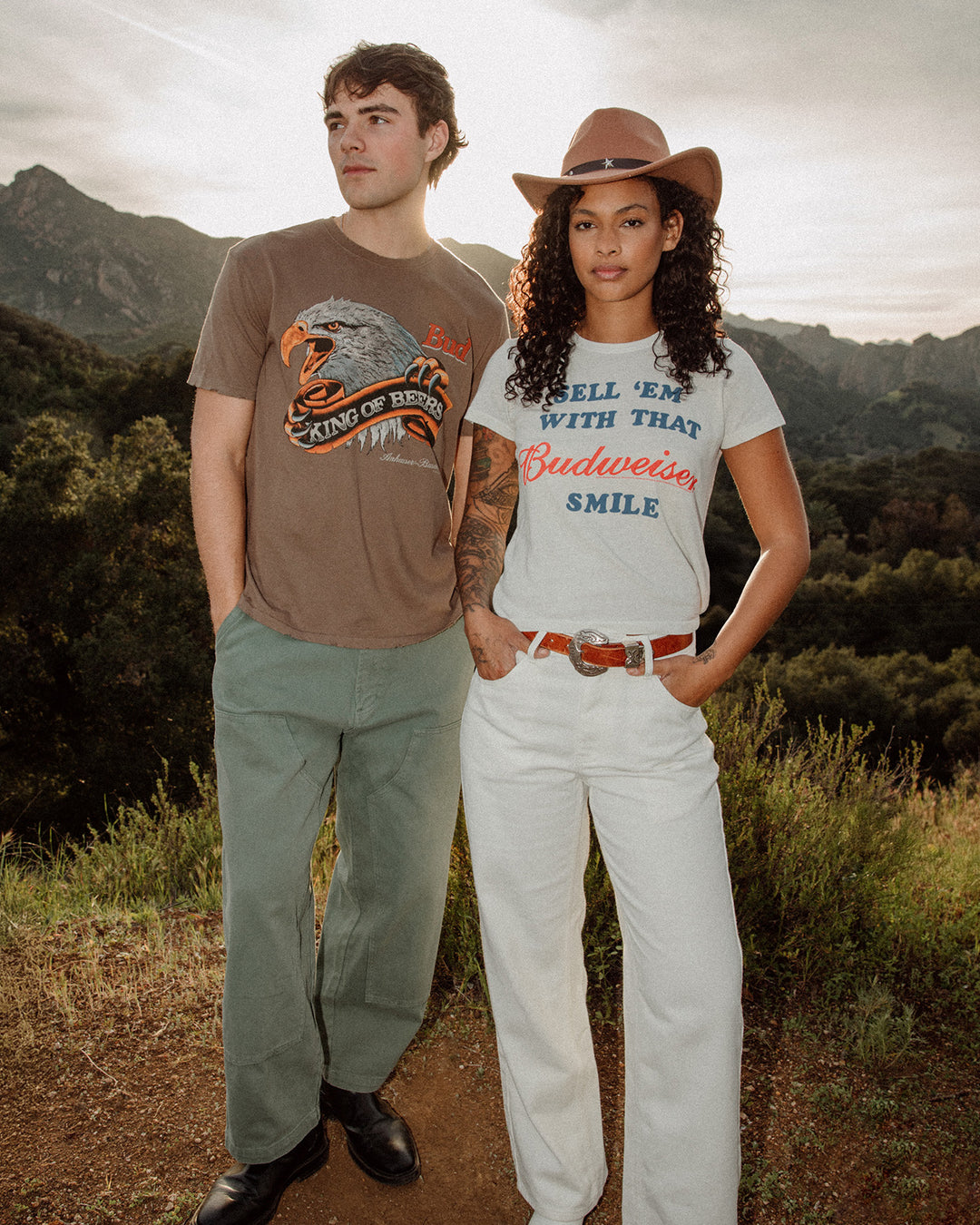 Budweiser King of Beers Eagle Vintage Tee