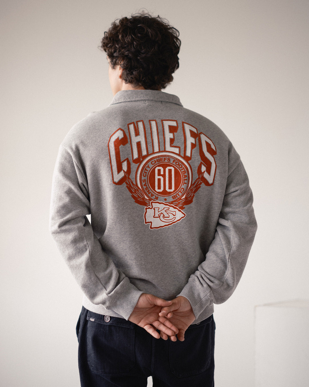 Kansas City Chiefs Flocked Quarter Zip