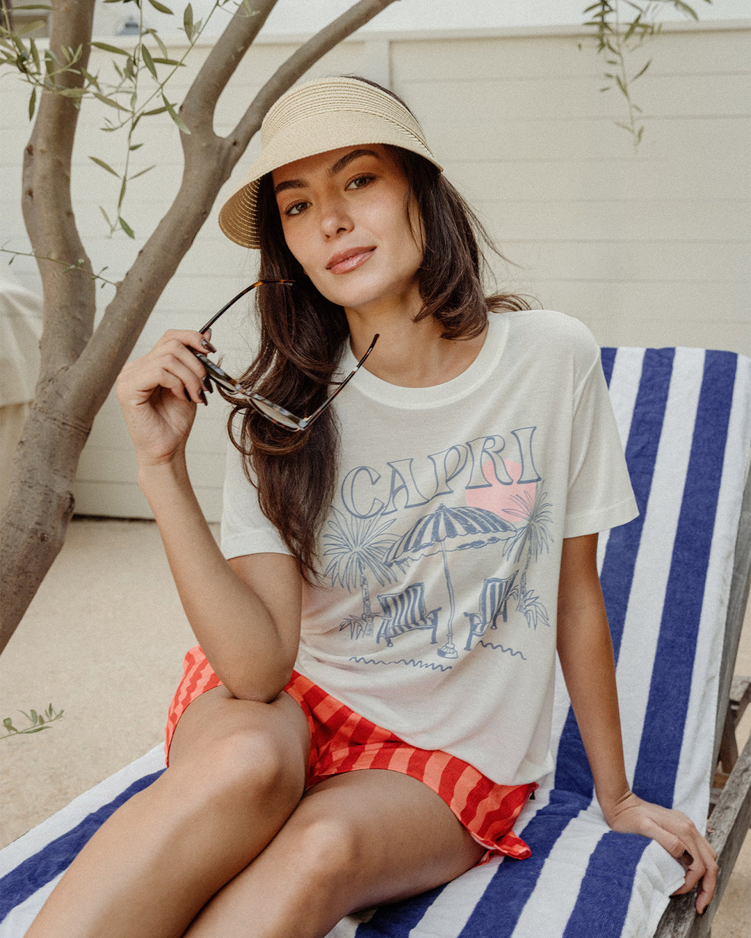 Women's Capri Vintage Tissue Tee