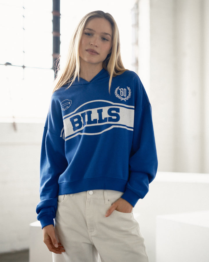 Women's Las Vegas Raiders Oversized Crop Hoodie
