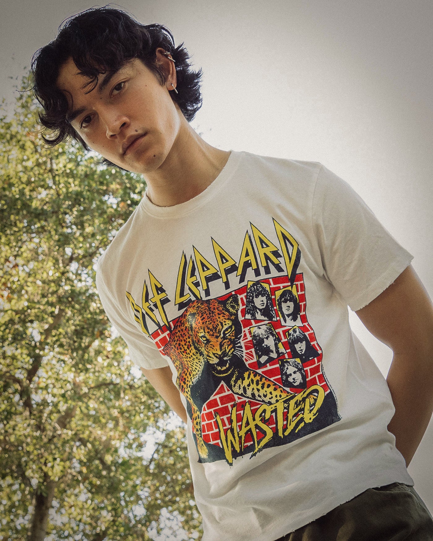 Def Leppard Wasted Vintage Tee – Junk Food Clothing