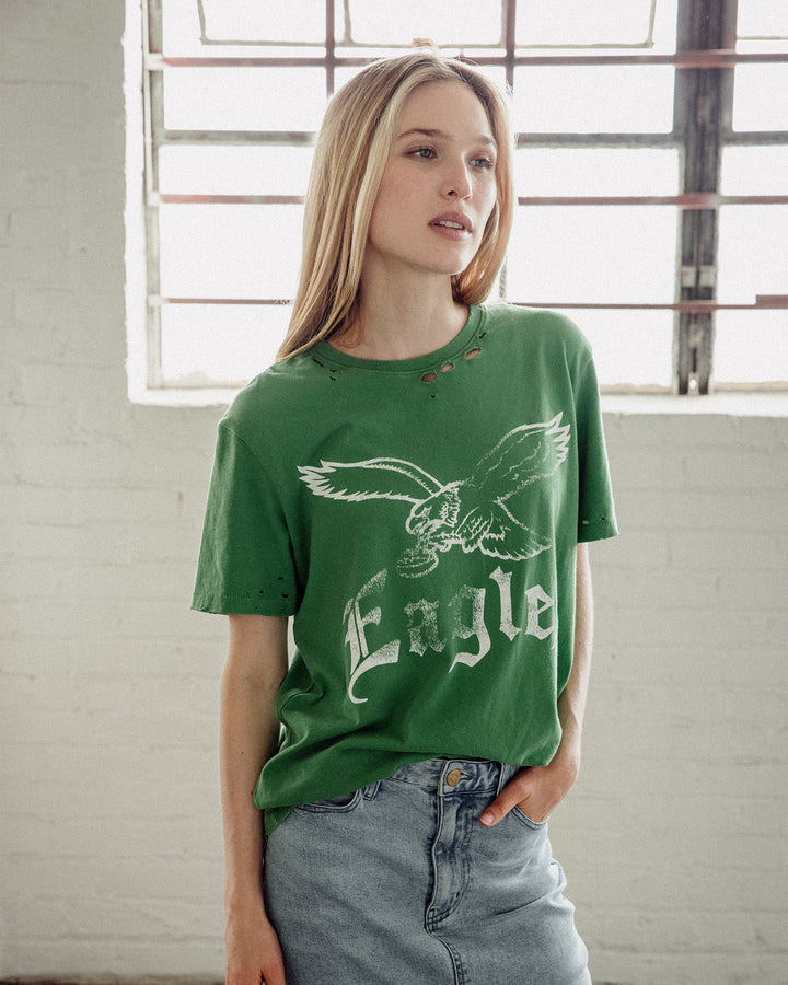 Philadelphia Eagles Fly Vintage Destroy Tee