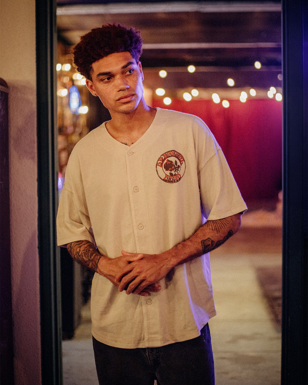 Grateful Dead American Beauty Baseball Jersey