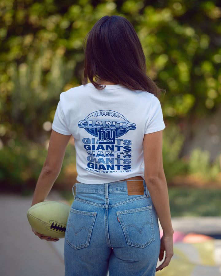 Women's New York Giants Repeat Baby Tee