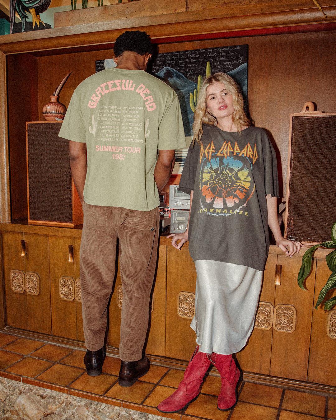 Grateful Dead 1987 Summer Tour Oversized Tee