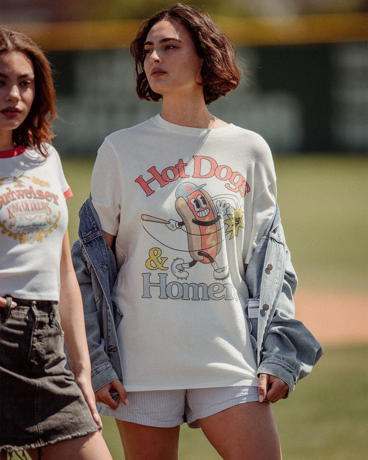 Hot Dogs and Homers Vintage Tee