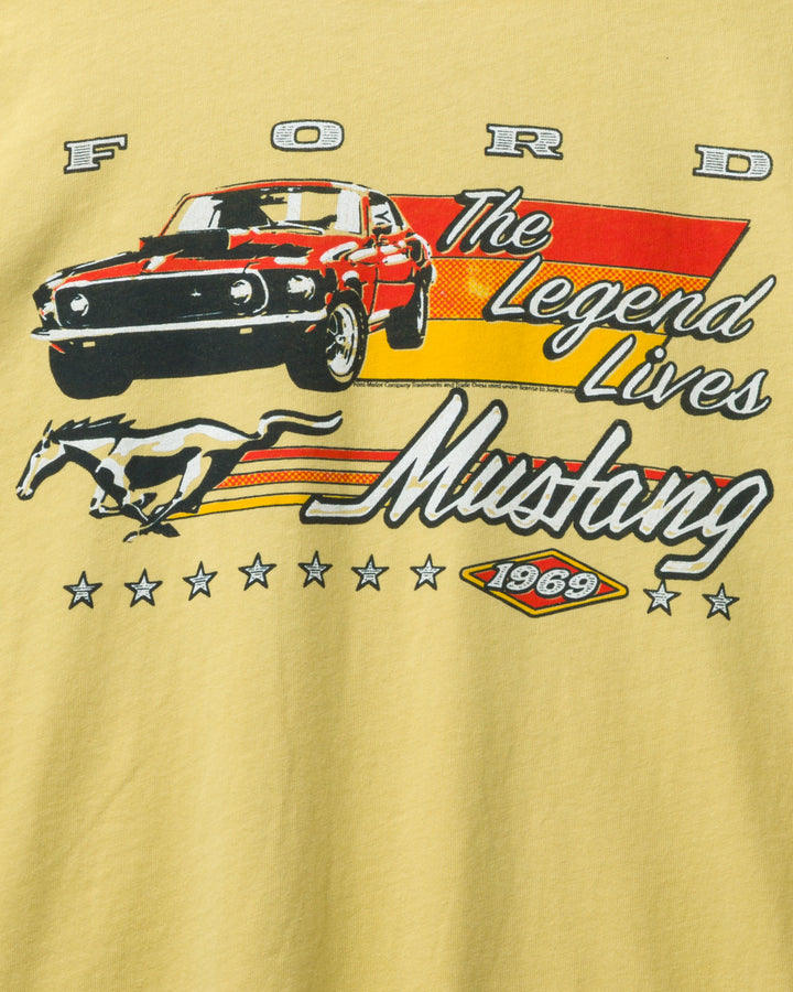 Mustang The Legend Lives Vintage Tee